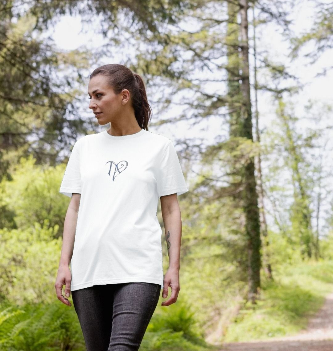 TAD logo on white regular t-shirt