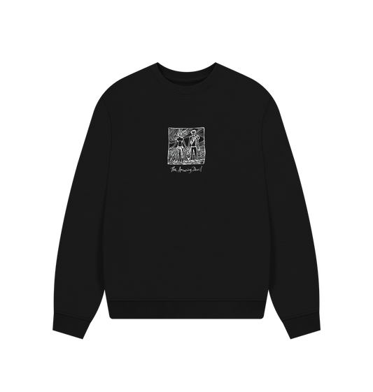 Black Ink drawing on oversized jumper