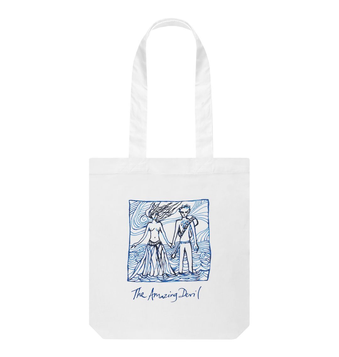 White TAD tote bag white