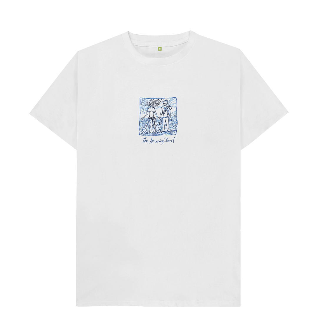 White Printed T-shirt Front