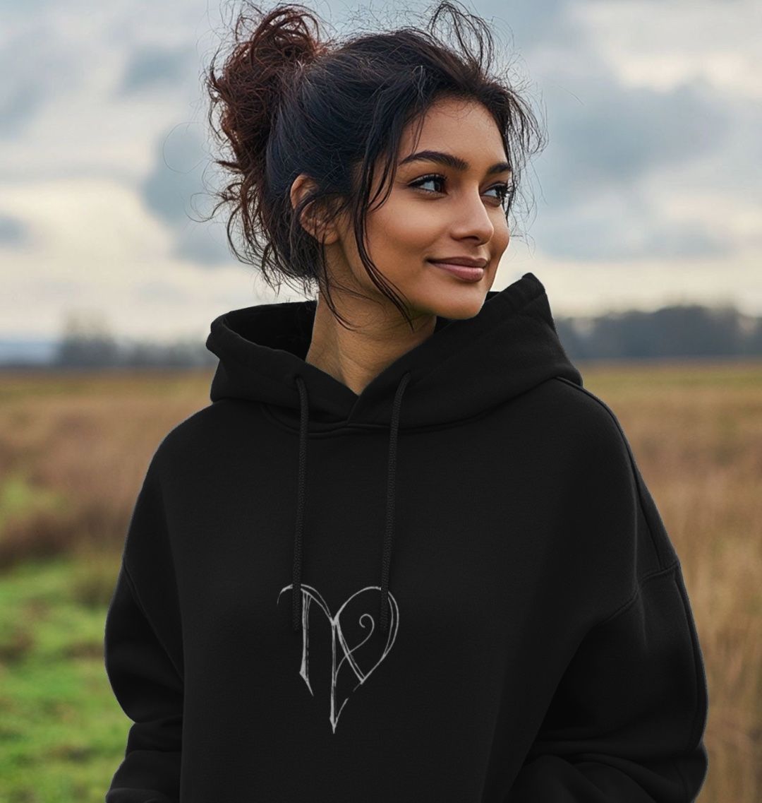 Tad logo on hoodie
