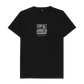 Black Printed T-shirt Front